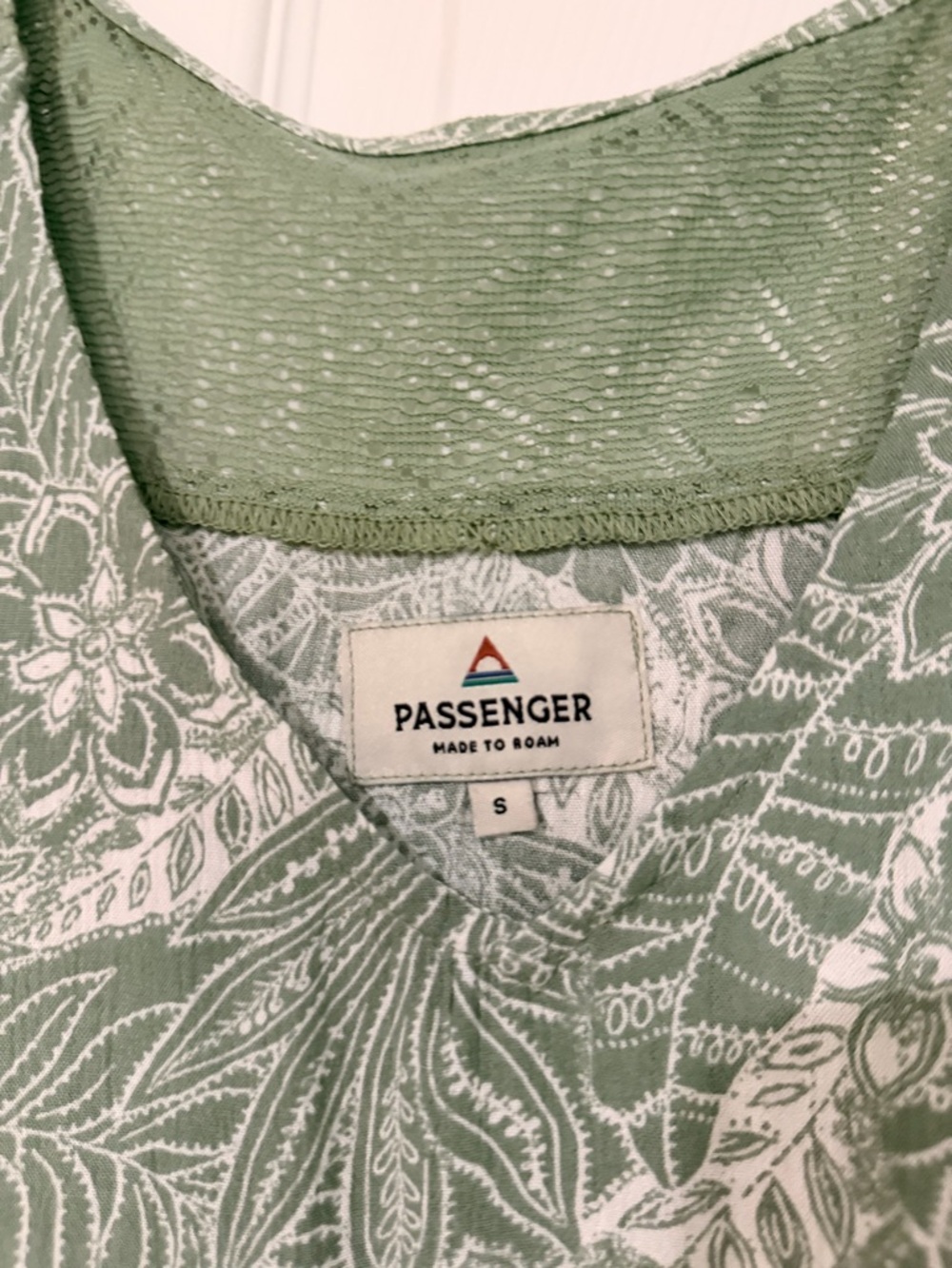 Passenger Green Floral Short-Sleeve Top - Picture 2 of 2
